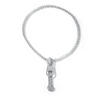 Iced Out CZ Zipper Chain Necklace 14K Gold Plated Hip Hop Bling Collar 26-28"