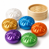 Metallic Squishy Dumplings 1 pc Assorted - Large