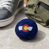 Mini Size 8-Panel Real Suede Colorado Kick Bag / Hacky Sack