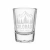 Colorado Mountains Shot Glass – 2 oz