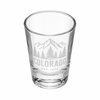 Colorado Mountains Shot Glass – 2 oz