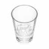 Rocky Mountains Elk Engraved Shot Glass – 2 oz