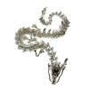 Silver Alloy 16" Posable Chinese Dragon 1 Count