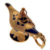 3" Mini Aladdin Brass and Enamel Genie Lamp 1 Count Assorted Colors