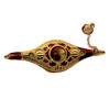 5" Small Brass and Enamel Aladdin Genie Lamp 1 Count Assorted Color
