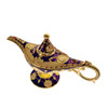 9" Aladdin Brass and Enamel Genie Lamp 1 Count Assorted Colors