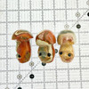 Carved Gemstone Mushroom Figurine 1 count assorted