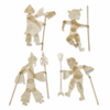 Traditional Chinese Shadow Puppetry Deluxe Art & Theater Set – Cowhide Puppets, Folding Stage, Bamboo Control Rods, Coloring Supplies and Illustrated Guidebooks