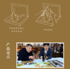 Traditional Chinese Shadow Puppetry Deluxe Art & Theater Set – Cowhide Puppets, Folding Stage, Bamboo Control Rods, Coloring Supplies and Illustrated Guidebooks