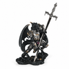 Black & Silver Armored Dragon with Sword 5" Figure
