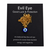 Azure Evil Eye Pendant Necklace