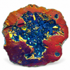 Luxury Aura Geode Half – Colorful Natural Crystal Slice, Assorted Colors