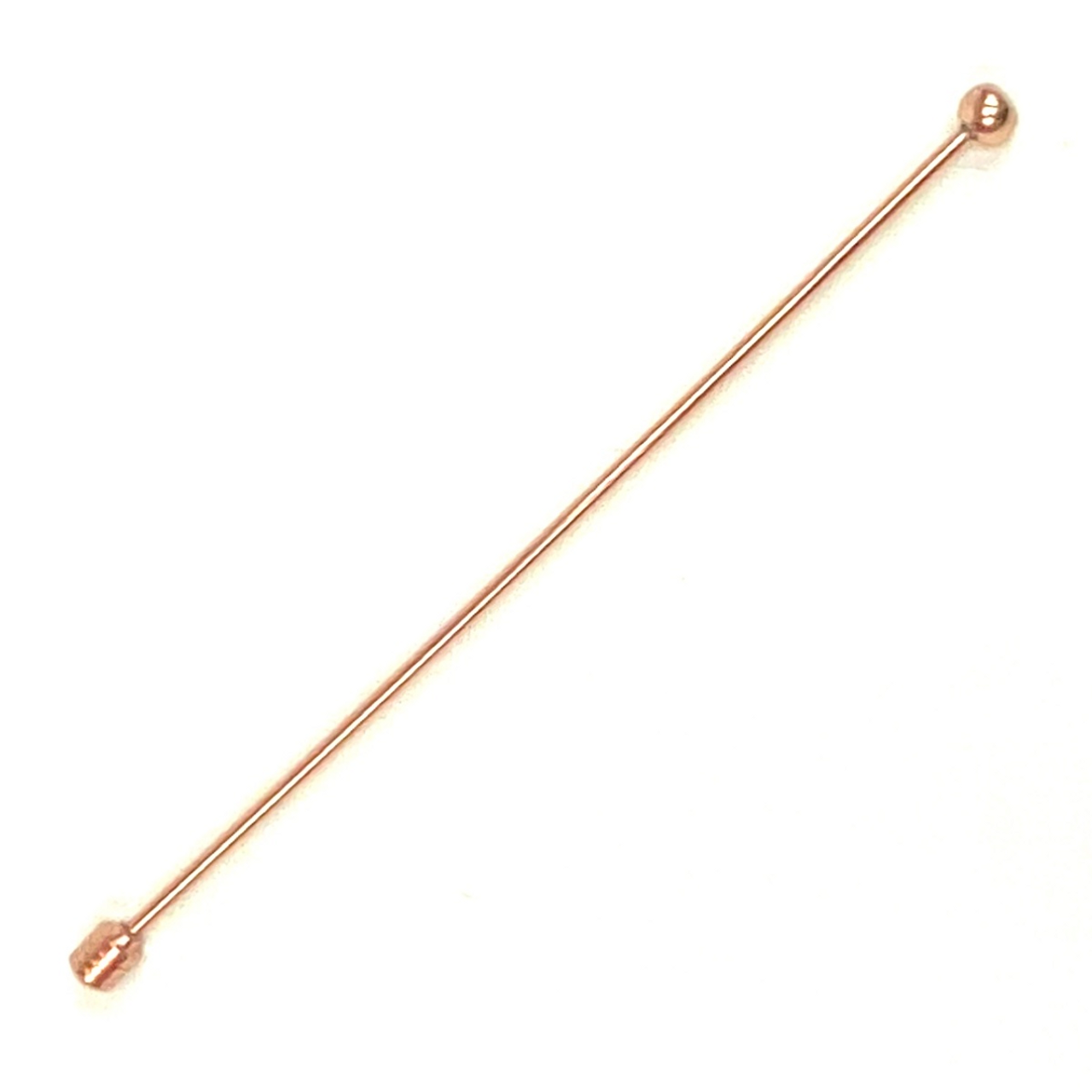 Shiny Copper Cocktail Double Weighted Muddler Stir Stick 12