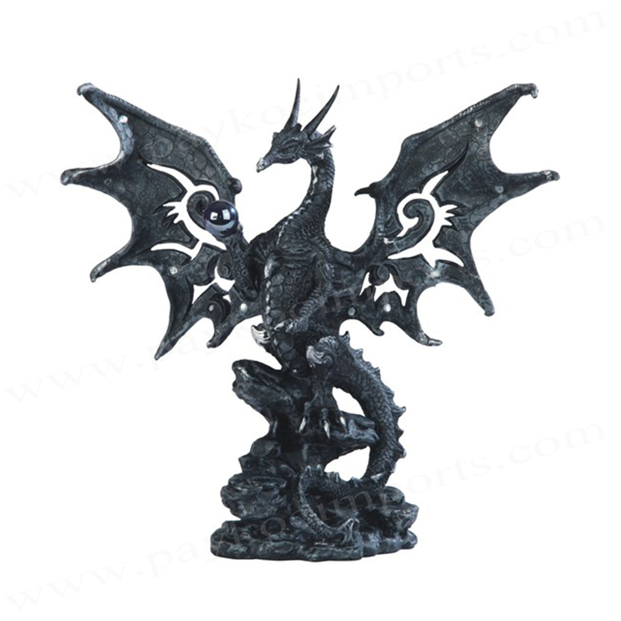 Black Dragon Figurine 8