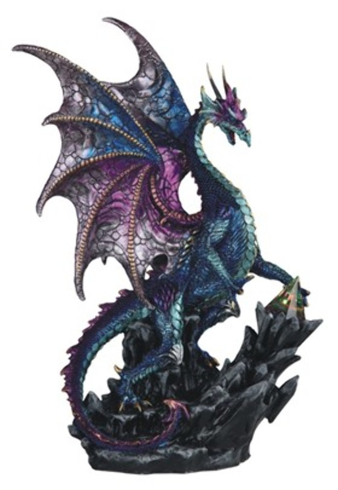 Dragon,BL/PPw/Glass Pymd 16.5