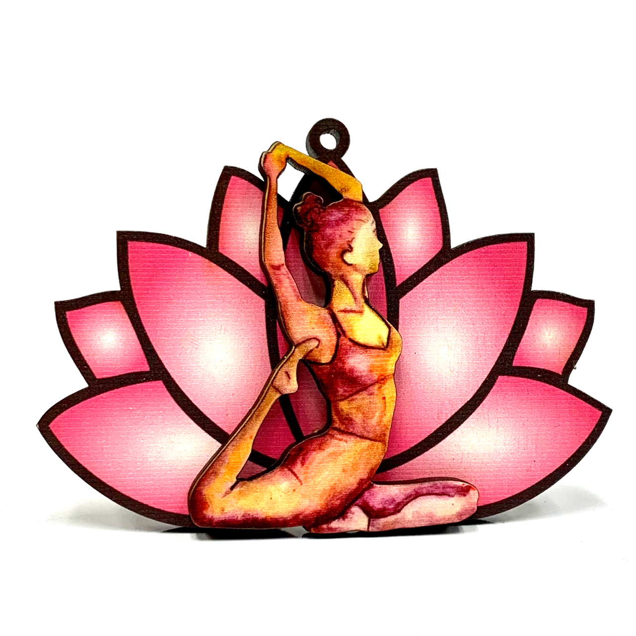 Meditation Yoga With Human Silhouette on Lotus Flower 9841943 Vector Art at  Vecteezy