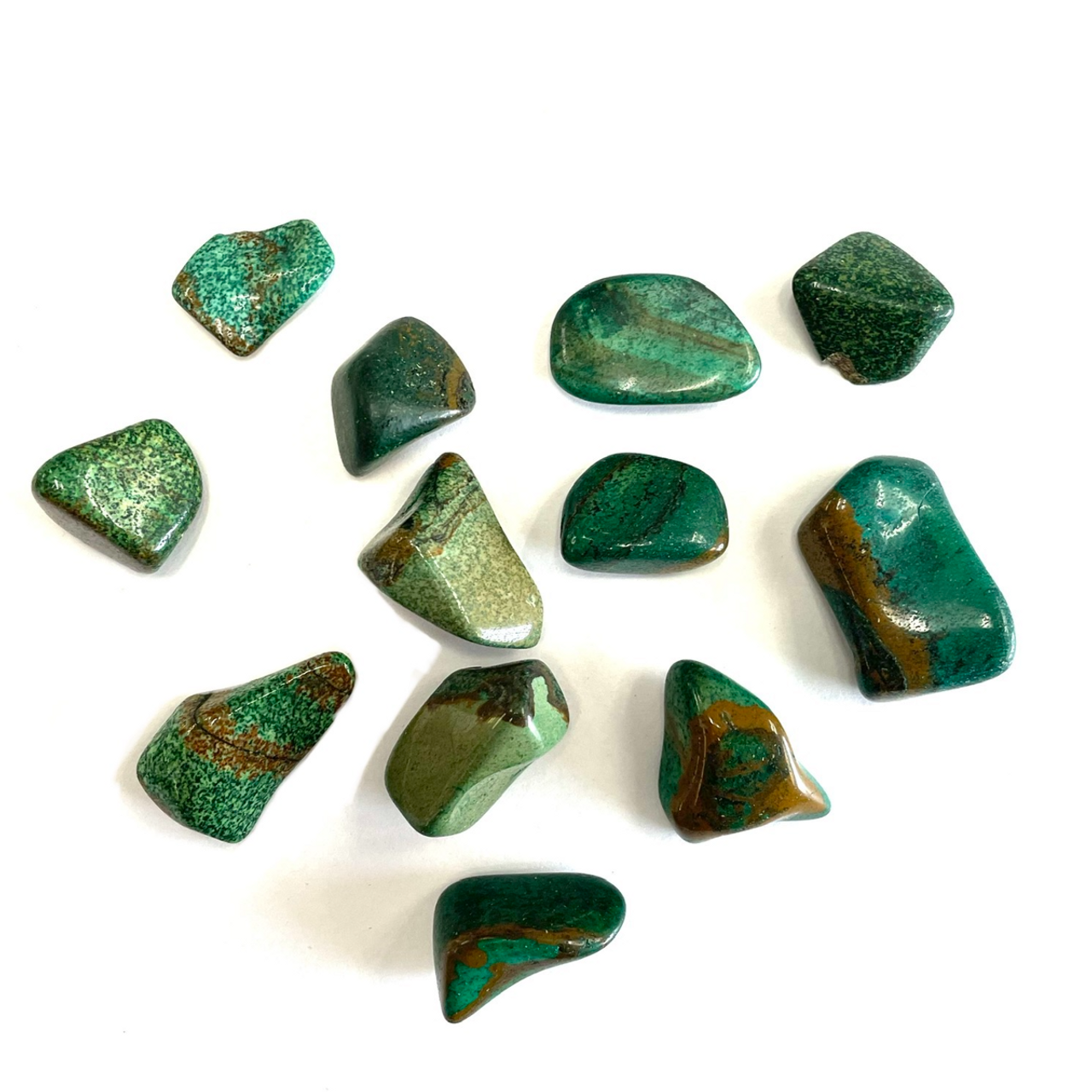 Tumbled Green Jasper - Rock N Glass