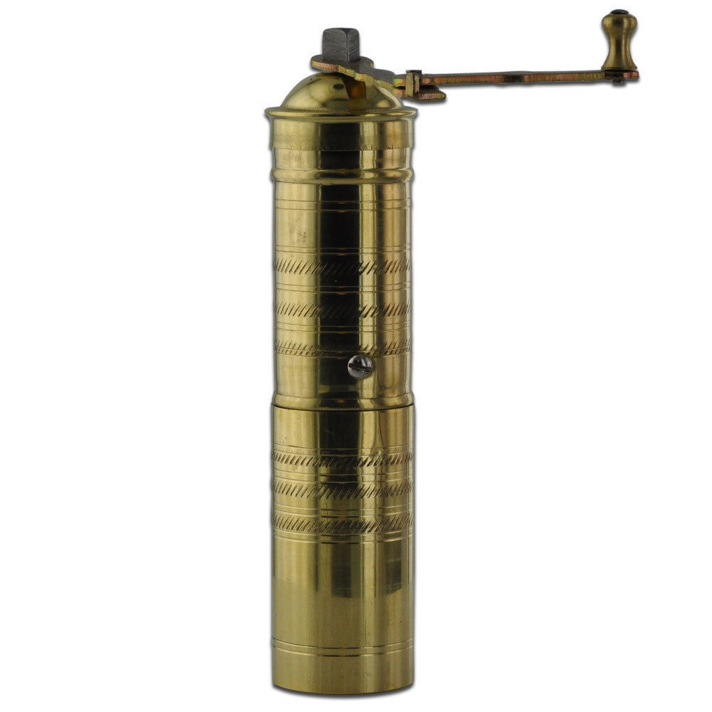 8" Vintage Brass Coffee Mill / Grinder Paykoc Imports, Inc.