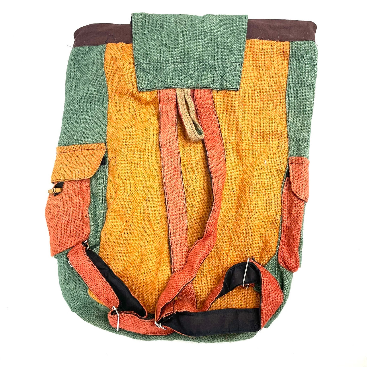 A wall of colorful school backpacks with different colors | Premium AI