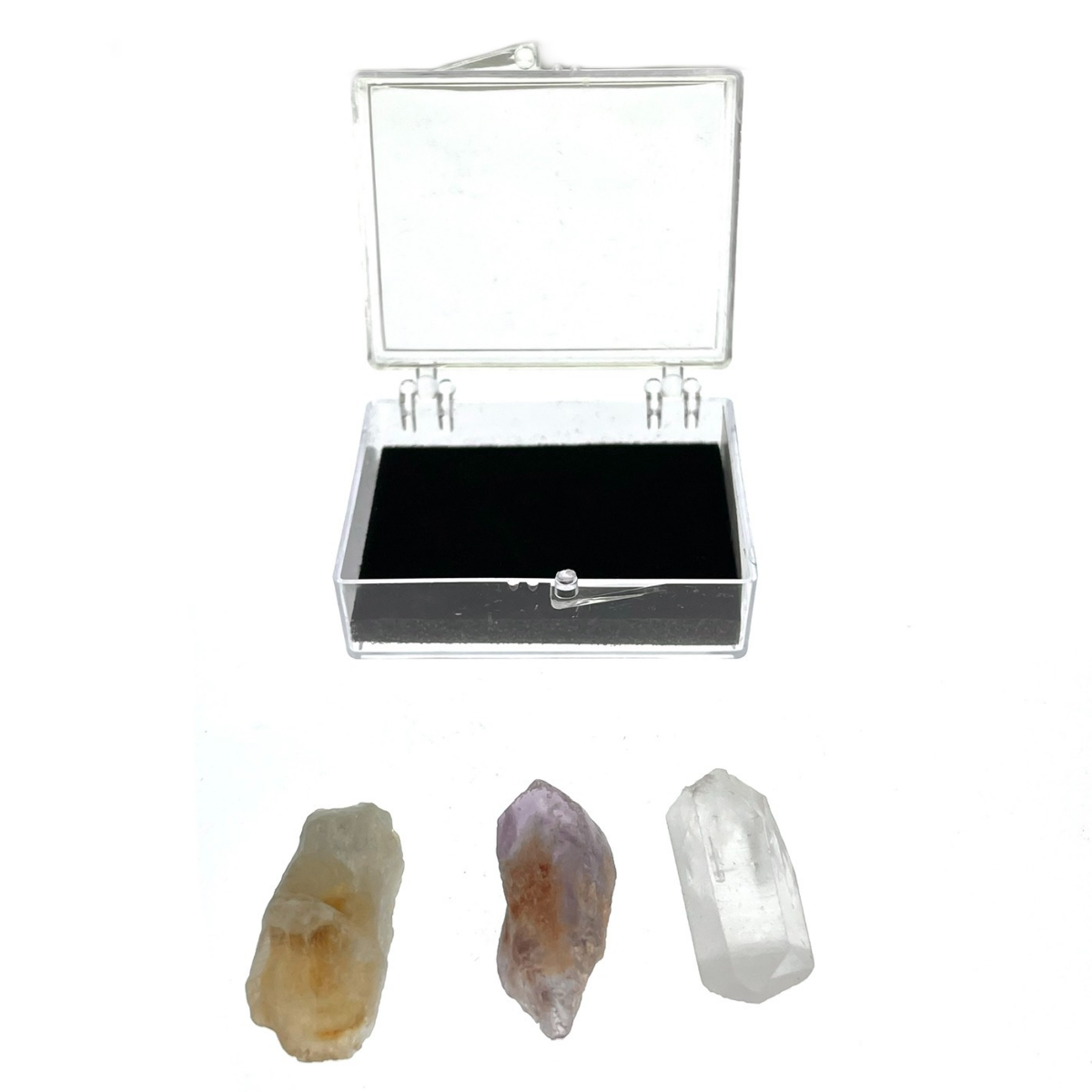 Natural Mineral Points Kit in Display Box 1 Count Assorted Paykoc