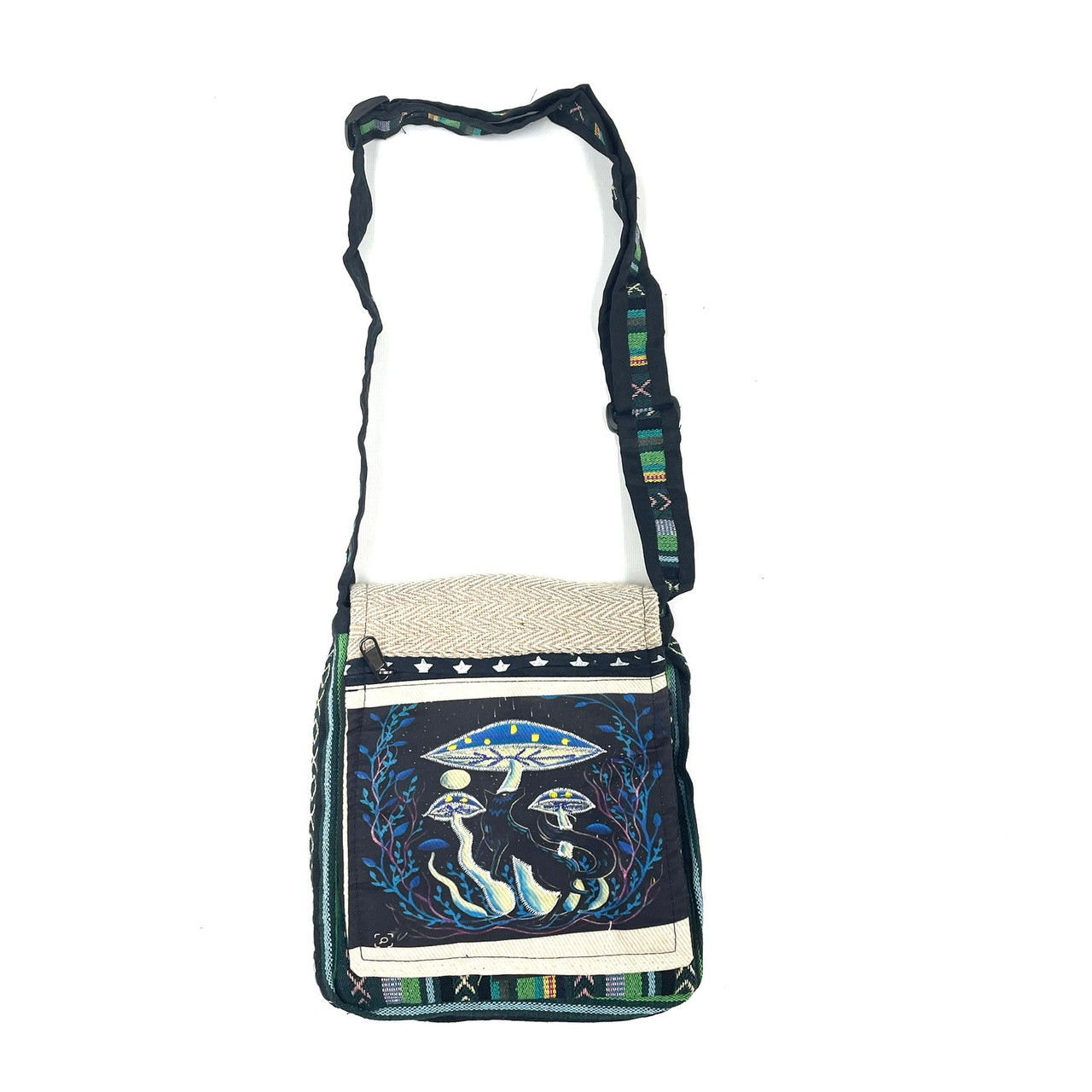 Large Crossbody Bag With Adjustable Shoulder Straps From Thailand