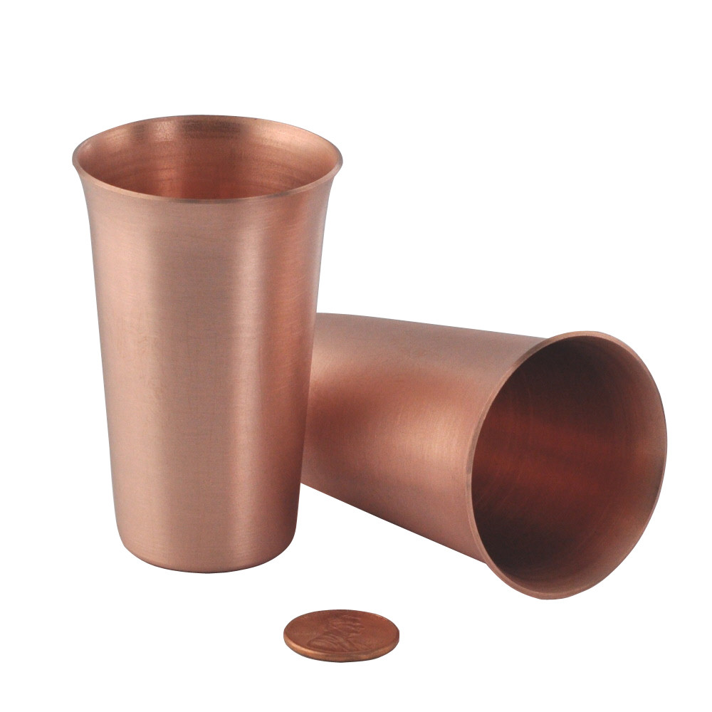 Set of 2 Large Copper Shot Glasses Paykoc Imports, Inc.