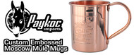 Custom Embossed Copper Mugs from Paykoc