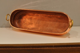 Interior profile of copper planter