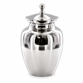 6" Urn W/ Nickle Finish