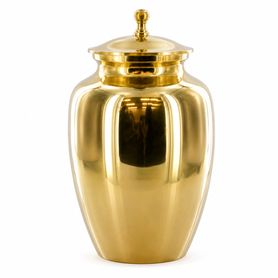 8" Urn W/ Antique Brass Finish