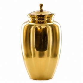 10" Urn W/ Antique Brass Finish
