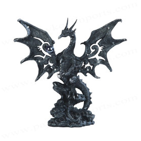 Black Dragon Figurine 8"H GS71431