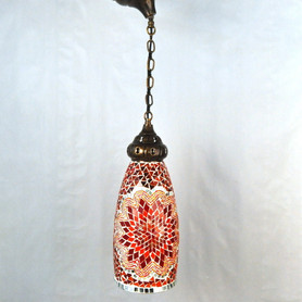 Bar Style Cone Mosaic Lamp