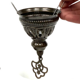 Bottom Cap for B2 and B3 Style with Spring Clips for Mosaic Table Lamps