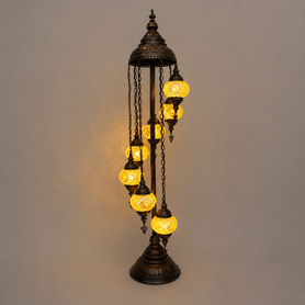 Turkish Mosaic Table Lamp - 7 Bulbs - 16"x58"