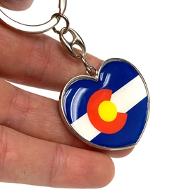 Colorado Flag Keychain