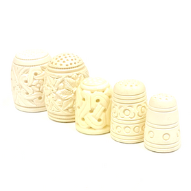 Meerschaum Thimbles From Turkey, Assorted Sizes and Styles 1 Count Meerschaum Thimbles From Turkey, Assorted Sizes and Styles 1 Count