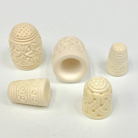 Meerschaum Thimbles From Turkey, Assorted Sizes and Styles 1 Count Meerschaum Thimbles From Turkey, Assorted Sizes and Styles 1 Count