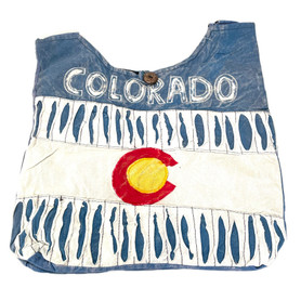 Bohemian Colorado Rockys Cotton Shoulder Bag 15"x36"