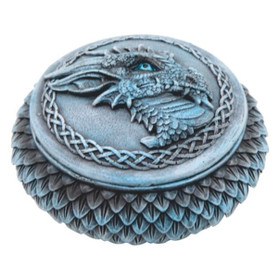 TB/Dragon, Teal 4 1/4"W TB/Dragon, Teal 4 1/4"W