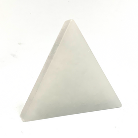 Selenite Triangle Plate - Customized