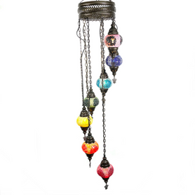 Seven Sacred Chakra Rainbow Chandelier B2 US 110V