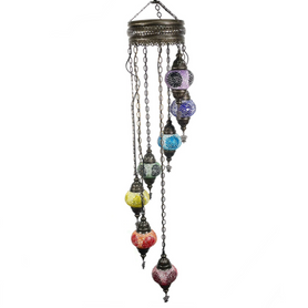 Seven Sacred Chakra Rainbow Chandelier B2 US 110V