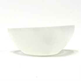 Triangle Selenite Dish Bowl 3.93" +-  Hand Made Morocco