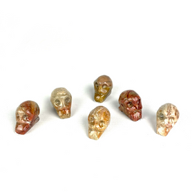 Small Soapstone Skull Carving Made in Peru 1" Assorted 1 Count Small Soapstone Skull Carving Made in Peru 1" Assorted 1 Count