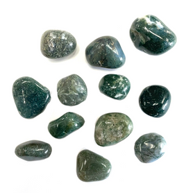 Green Garnet Tumbled Pocket Stone - Minera Emporium Crystal & Mineral Shop