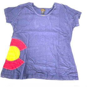 Colorado Blue  Short Sleeve T Shirt 1 Count Assorted Size