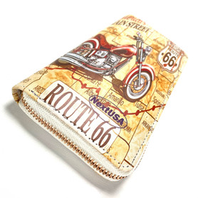 Route 66 Leather Wallet 1 Count Assorted