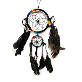 Dream Catchers Leather and Feathers 1 Count Assorted