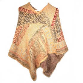 Verano Poncho Soft Knitted 1 Count Assorted